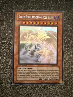 CARTE YU-GI-OH! DRAGON ROUGE ARCHDEMON/MODE ASSAUT 1ST GHOST FR - Image 1