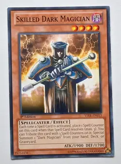 YuGiOh - Skilled Dark Magician - YSYR-EN013 1st Edition - Common - LP - Image 1