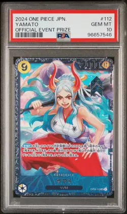 PSA 10 - 2024 One Piece TCG Japanese - Yamato Flagship Event Prize (OP04-112) - Image 1