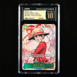 CGC 10 PRISTINE 2025 One Piece CHN Monkey D. Luffy OP13-118 SEC (Alt Art) - Image 1