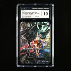 CGC 10 GEM MINT 2025 One Piece JPN Sabo OP07-118 SEC SP Ver. - Image 2