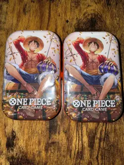 One Piece TCG Tin Set Volume 2 (TS-02/OP-13) New/Factory Sealed - Luffy Promo x2 - Image 1