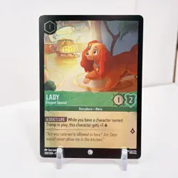 Disney Lorcana Archazia’s Island Lady Elegant Spaniel Foil 100/204 NM - Image 1