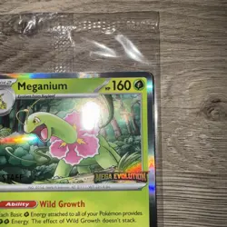 Pokemon TCG - Mega Evolution STAFF Promo 4 Card Bundle SEALED - Image 3