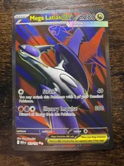 Mega Latias EX 163/132 Mega Evolutions English Pokemon Card - Near Mint - Image 1