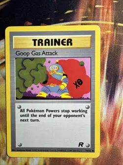 Pokemon TCG Goop Gas Attack Trainer Card # 78/82 Team Rocket Unlimited Lp-Nm - Image 1