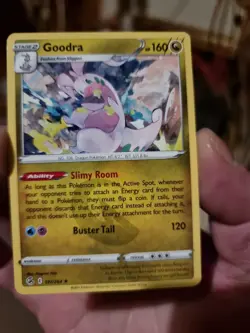 197/264 Goodra regular Rare Pokemon Trading Card | Sword & Shield Fusion Strike - Image 1