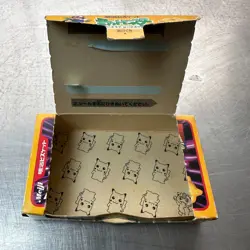 Empty Japanese Pokemon Meiji Get Card Box - Image 2
