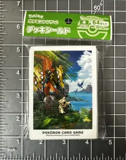 Pokemon Tapu Koko Mimikyu Alola Card Sleeves 64ct 66x92mm TCG Deck Shield - Image 1