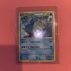 GYARADOS 4/123 HeartGold & SoulSilver RARE HOLO Pokemon TCG card NM+ CLEAN set - Image 2