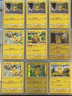 Pokemon Binder Collection 200+ Cards Vintage Modern Holos Full Arts Charizard - Image 3