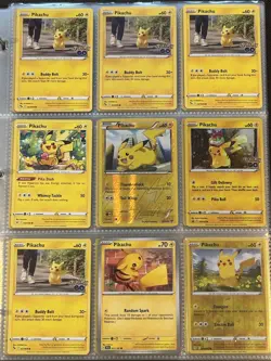 Pokemon Binder Collection 200+ Cards Vintage Modern Holos Full Arts Charizard - Image 4