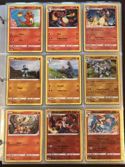 Pokemon Binder Collection 200+ Cards Vintage Modern Holos Full Arts Charizard - Image 5