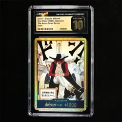 CGC 10 PRISTINE 2025 One Piece JPN Dracule Mihawk Don!! Card Gold - Image 1