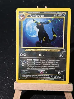 Pokemon Umbreon Neo Discovery Holo TCG Card 13/75 - Image 1