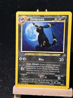 Pokemon Umbreon Neo Discovery Holo TCG Card 13/75 - Image 4