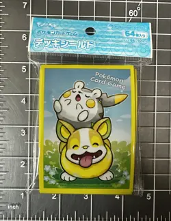 Pokemon Card Game Deck Shield Sleeves Togedemaru & Yamper 64ct 66x92mm Japan - Image 1