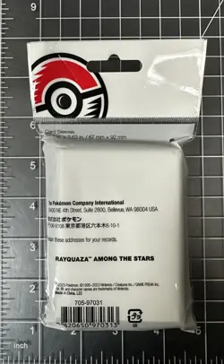 Pokemon Center Rayquaza Among The Stars Card Sleeves 65ct TCG Accessories - Image 2