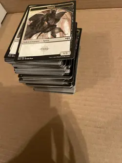 220 MAGIC THE GATHERING MTG CARDS BULK LOT ALL TOKEN CARDS - Image 2