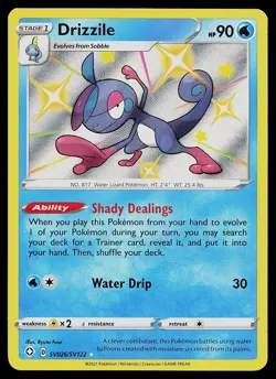 Pokemon Card - Drizzile Shining Fates SV026/SV122 Shiny Holo Rare - Image 1