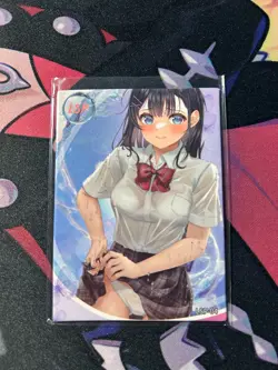 💕Sexy Hot Anime Waifu Girl Doujin Lewd Goddess Story Holographic Art Card 💕10 - Image 1