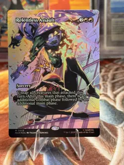 Relentless Assault | #25 | Mythic | Borderless Foil | MTG MAR | Magic | 2025 - Image 1