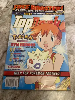 Pokemon TOP DECK Magazine Vol 2. Issue 9 MTG SEPTEMBER 2000 (NEW) - Image 1