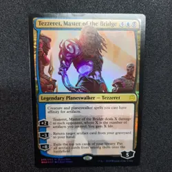 Mtg, Tezzeret Master of the Bridge, War of the Spark, Plaineswalker, English, MP - Image 1