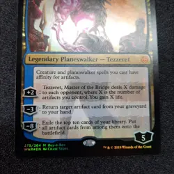 Mtg, Tezzeret Master of the Bridge, War of the Spark, Plaineswalker, English, MP - Image 3