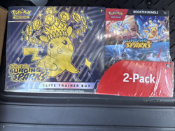 Pokemon Surging Sparks Elite Trainer Box + Booster Bundle COSTCO bundle - Image 1
