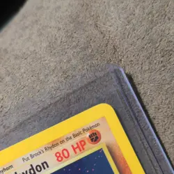 Pokemon TCG Brock's Rhydon Gym Heroes Holo Rare 2/132 80 HP English Wizards 2000 - Image 3
