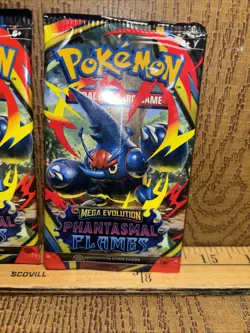 Pokemon TCG Mega Evolution Phantasmal Flames Booster Packs (3) Factory Sealed - Image 4