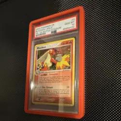 Pokemon TCG Blaziken Holo Rare EX Battle Stadium PSA 10 Stage 2 #3 2003 - Image 2