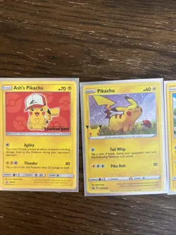 Pokemon TCG Pikachu Lot of 5 SM109, SWSH039, 30/111, 35/108 And 25/25 - Image 2