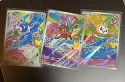 Pokemon 2026 First Partner Illustration Collection Series 1 Promos Set 43-45 - Image 1
