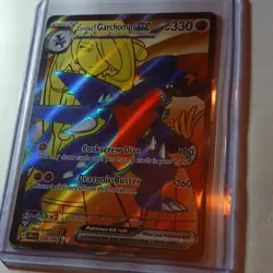 Pokemon TCG Cynthia's Garchomp ex Sv10 Destined Rivals 215/182 Holo 330 HP - Image 1