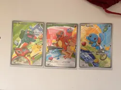 Pokemon First Partner Illustration Collection #37,38,39 Stamped 30th anniversary - Image 1