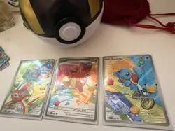 Pokemon First Partner Illustration Collection #37,38,39 Stamped 30th anniversary - Image 2