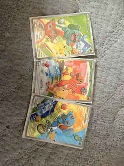 Pokemon First Partner Illustration Collection #37,38,39 Stamped 30th anniversary - Image 3
