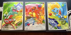 Pokemon TCG First Partner Illustration Collection Series 1 Kanto GEN 1 Starters - Image 1