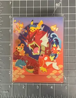 Hiroshima Pikachu Shiny Gyarados Magikarp Deck Box Pokemon Center Japanese - Image 1