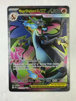 Pokemon Mega Charizard X ex 109/094 Phantasmal Flames Ultra Rare Full Art - Image 1