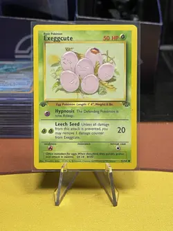 Pokemon Exeggcute 52/64 Jungle 1st Edition Common Regular 1999 WOTC - Image 1