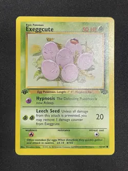 Pokemon Exeggcute 52/64 Jungle 1st Edition Common Regular 1999 WOTC - Image 2