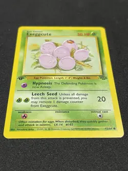 Pokemon Exeggcute 52/64 Jungle 1st Edition Common Regular 1999 WOTC - Image 3