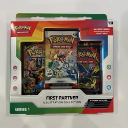 Pokemon First Partner Illustration Collection Series 1 Promo Booster Box English - Image 1