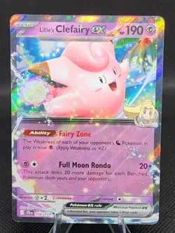 Pokemon TCG Lillie's Clefairy ex 56/159 Double Rare Journey Together Near Mint - Image 1