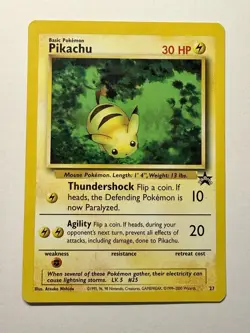 Pikachu - #27 WOTC Black Star Promo - Pokemon TCG - 2000 - Image 1