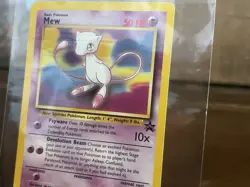 Pokemon Mew Promo #8 Black Star WOTC Sealed Vintage Non-Holo LP - Image 4