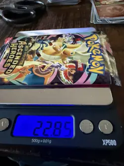 2026 Pokemon Ascended Heroes Booster Pack (Extra Heavy) (Poss God Pack!!) 22.85g - Image 1